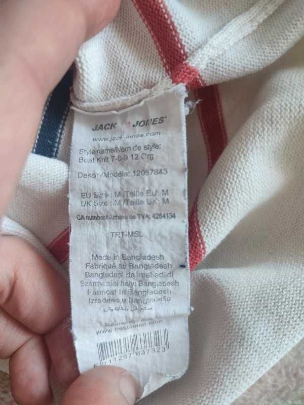 Męski sweter w paski