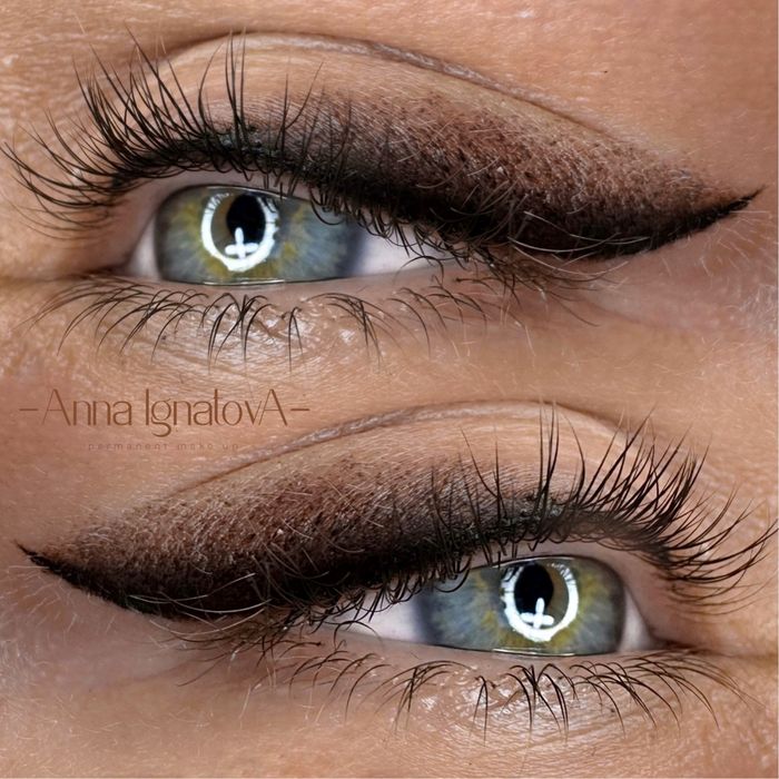 Перманентный макияж брови губы татуаж