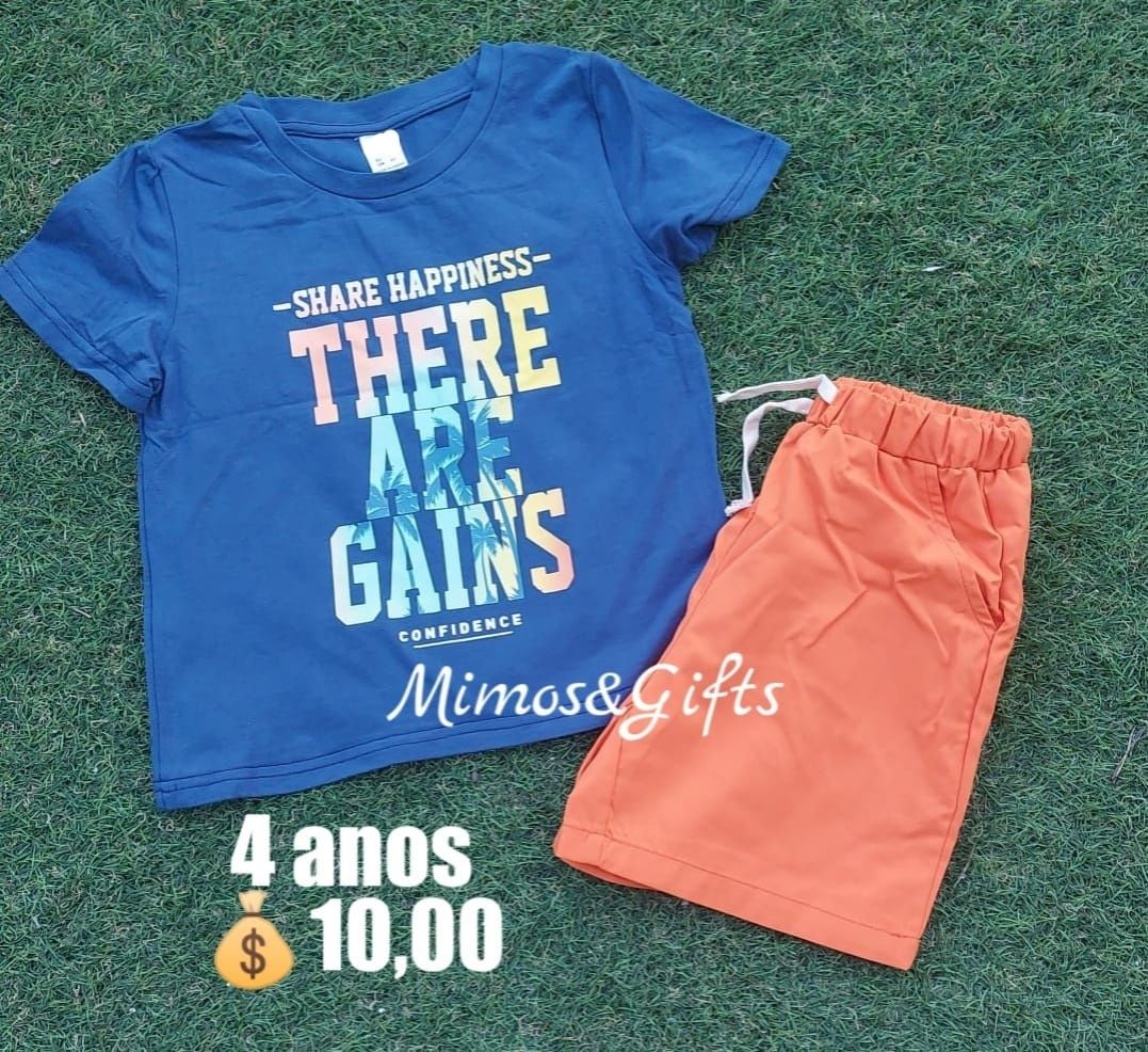 Conjunto happiness 4 anos novo