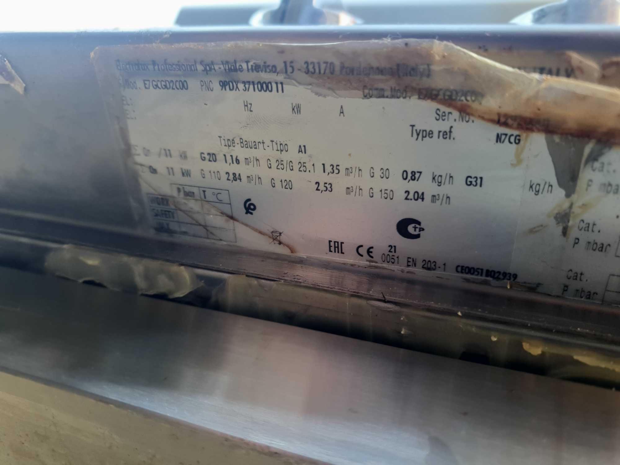 Electrolux kuchnia gastronomiczna, kuchenka gazowa elektryczna