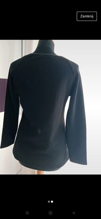 Czarna elegancka bluzka