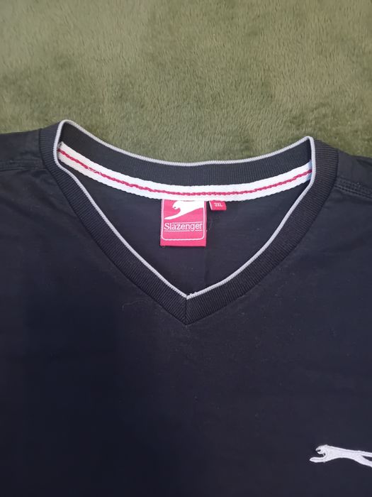 #Slazenger T-shirt czarny bawełna 3XL