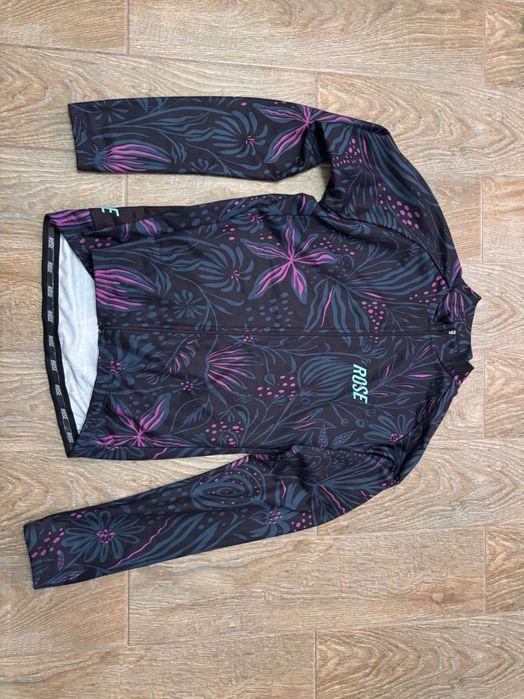 ROSE L-XL велоджерси с длинным рукавом велосипедная футболка