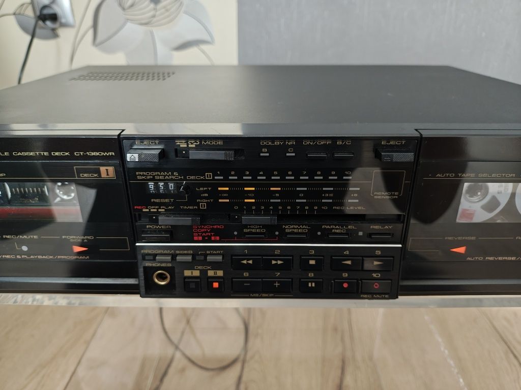 Magnetofon kasetowy Pioneer CT-1380WR wysoki model 6,5kg waży