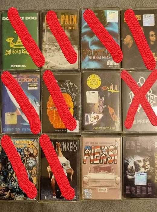 Zestaw kaset MC - min. Tuff Enuff / Piersi / Demon Knight