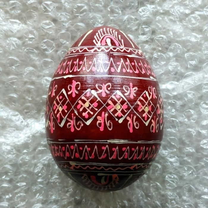 Пасхальное яйцо ручная работа дерево