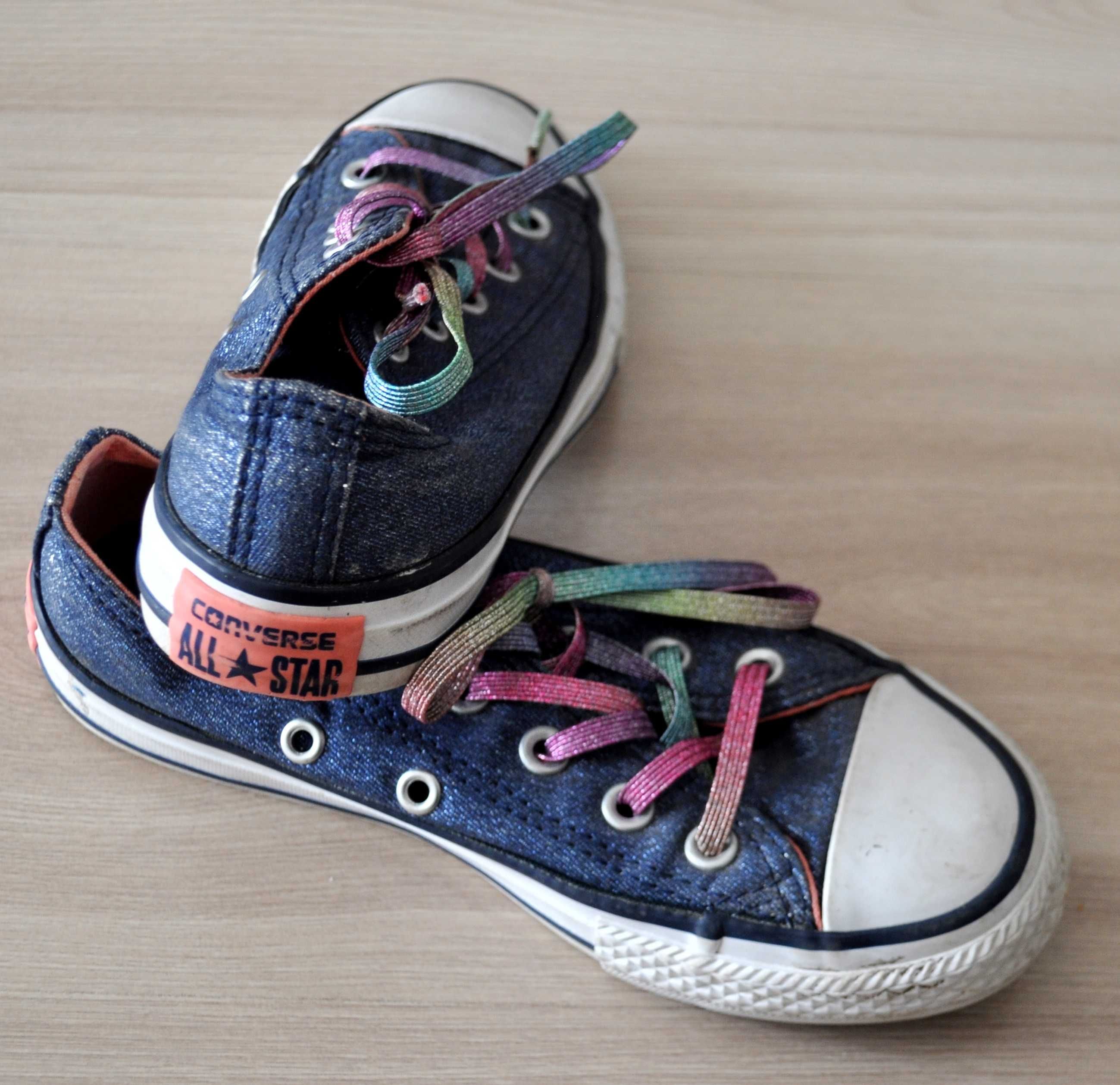 Converse jeansowe trampki stan bdb 28,5