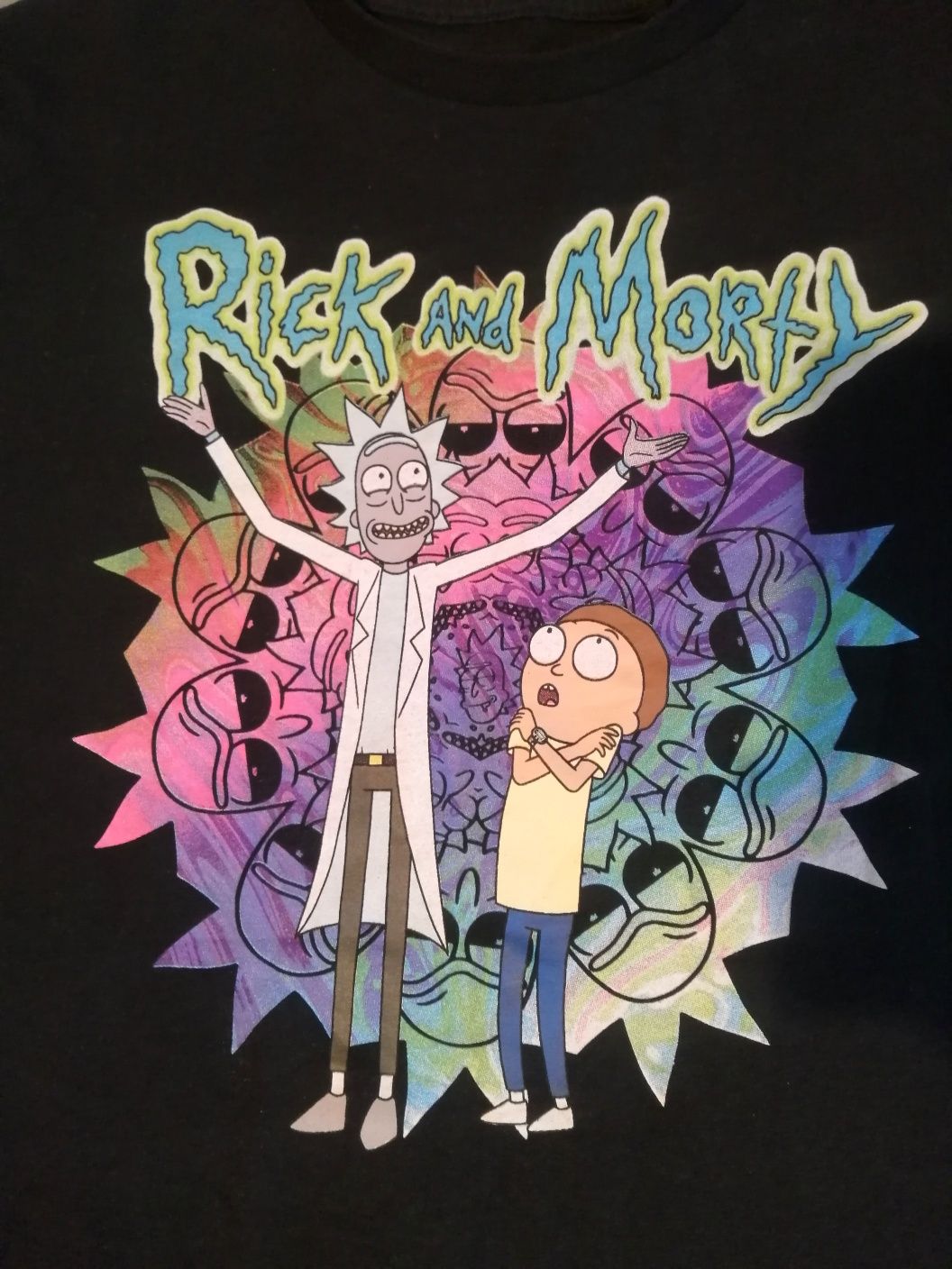 Футболка Рик и Морти Rick&Morty чёрная XS подростковая прикольная