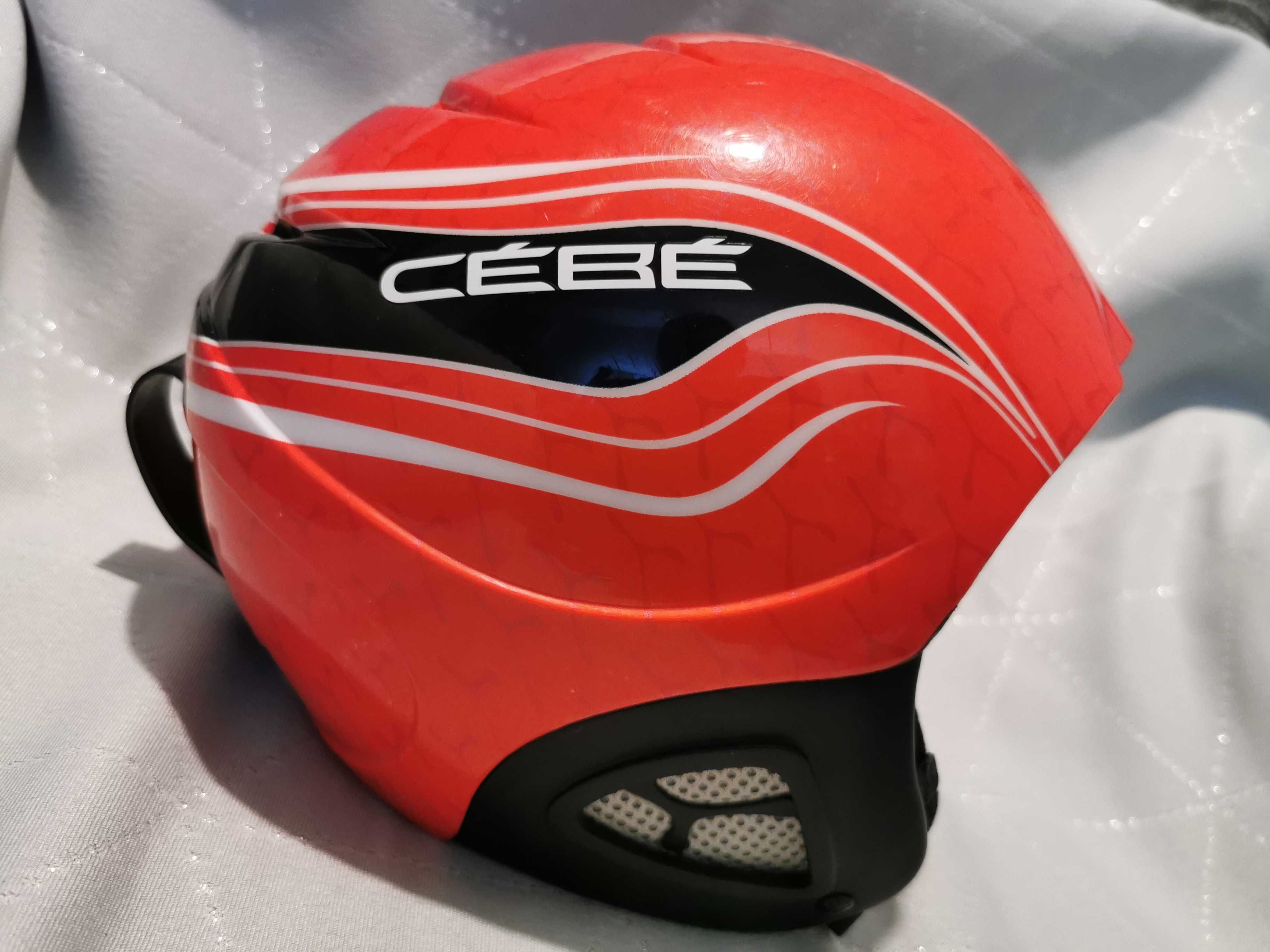 CEBE Firmowy Juniorski Kask Narciarski Snowboard XXXS 48-50 CM s. bdb