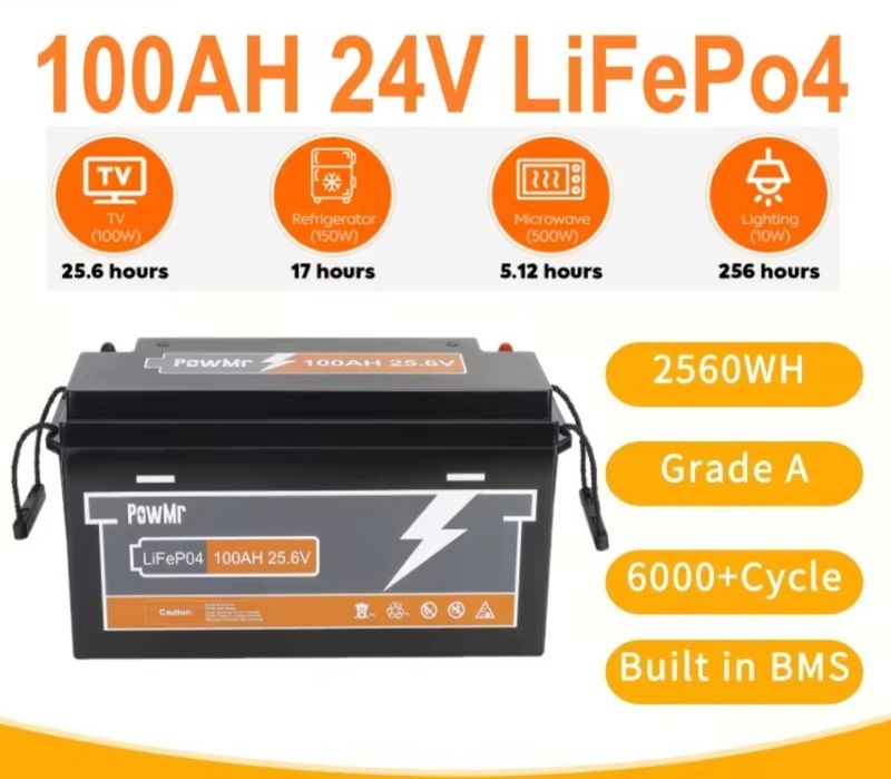 Будуть в наявності 3-5дні Pow Mr Lifepo4 24v 100a