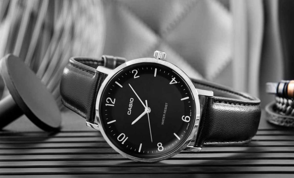 Zegarek Męski CASIO MTP-VT03L-1B + BOX Idealny Na Prezent