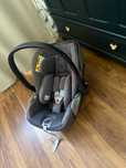 CYBEX CLOUD T PLUS i-Size fotelik samochodowy Mirage Grey + adaptery