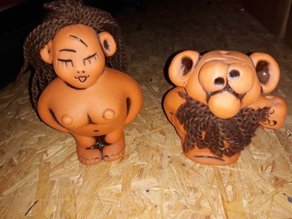 Gliniane figurki - skarbonki