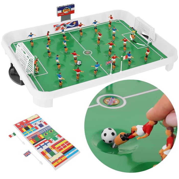 T199 nowa gra PIŁKARZYKI na sprężynach stołowa dla dzieci