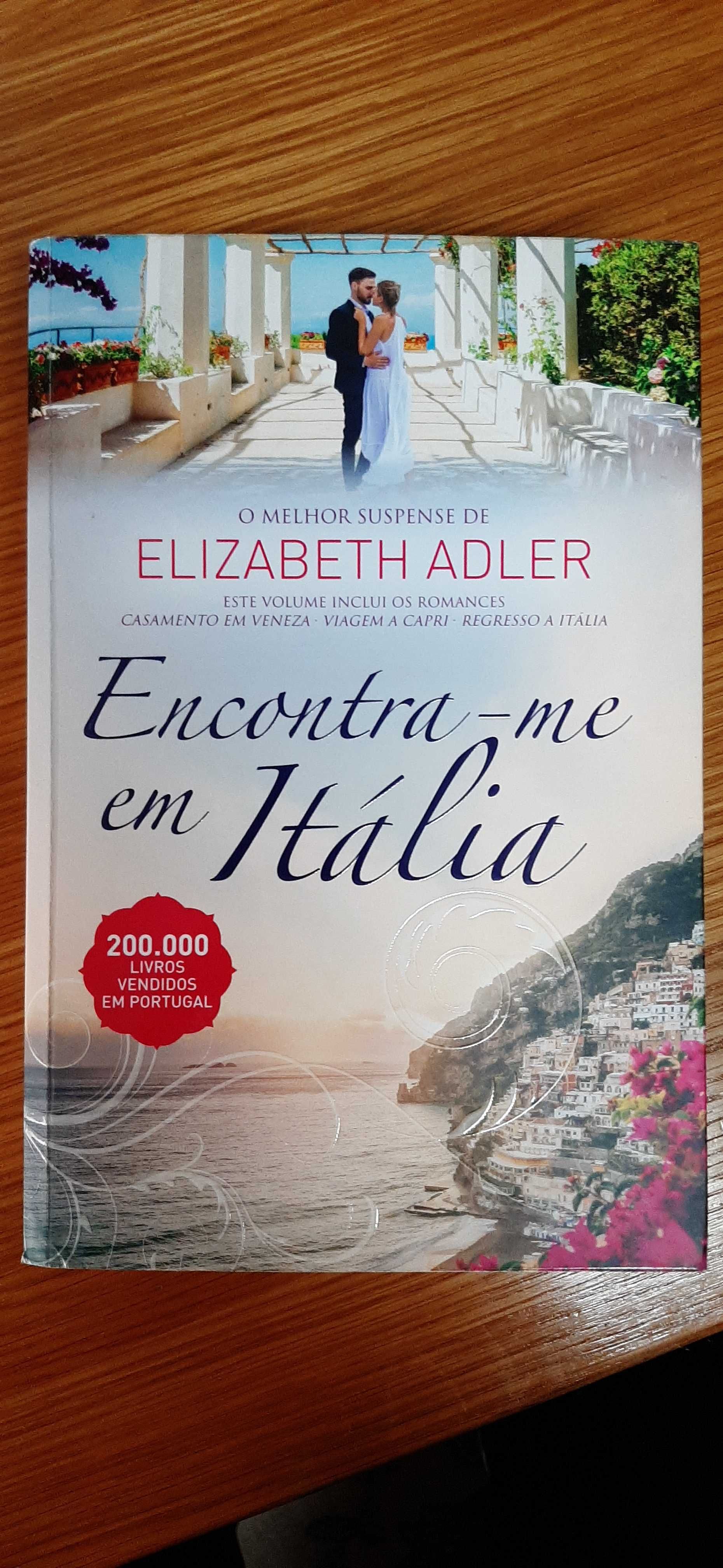 Livro "Encontra-me em Itália" (Elizabeth Adler)