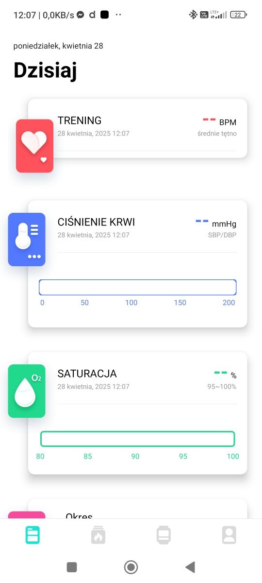 Nowy srebrno złoty smartwatch zegarek bluetooth branzoletka