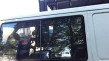 Szyba rozsuwana Vw t4 Multivan Carawella lewa sprawny zamek