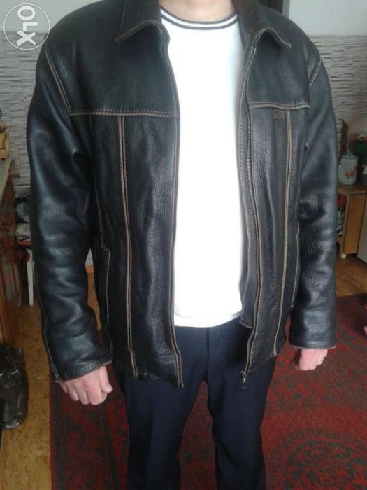 Шкіряна куртка (весна-осінь)