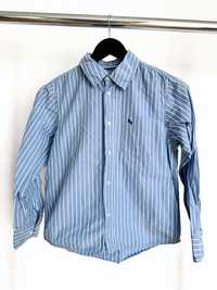 Niebieska koszula w paski chłopięca basic okazja przyjęcie 146cm H&M