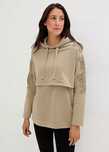 B.P.C bluza ciążowa i do karmienia bawełniana khaki ^44/46