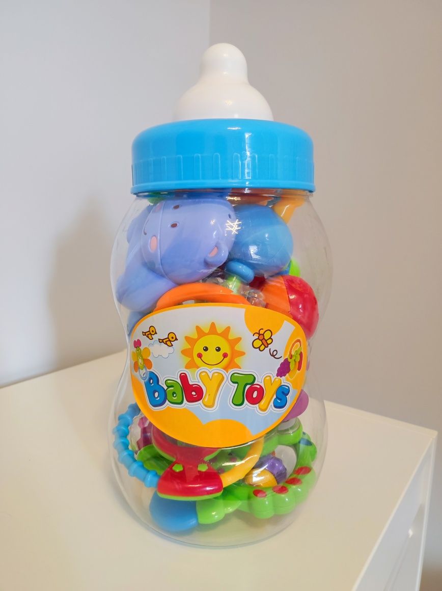 Zestaw zabawek w butli Baby Toys