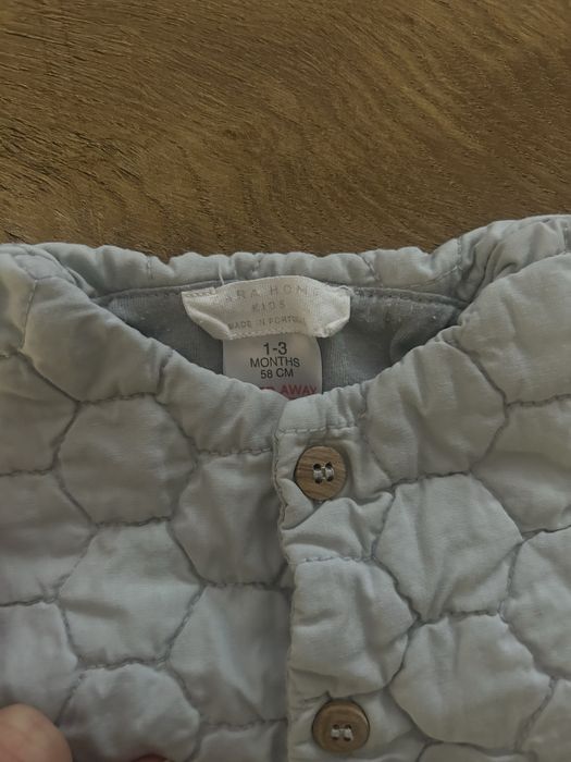 Śpiworek z kurtką Zara - szary, rozmiar 58