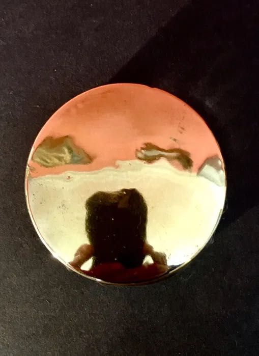 CAIXA ANTIGA - carimbo “confiança” - 7,5 x 3,6 cm/s