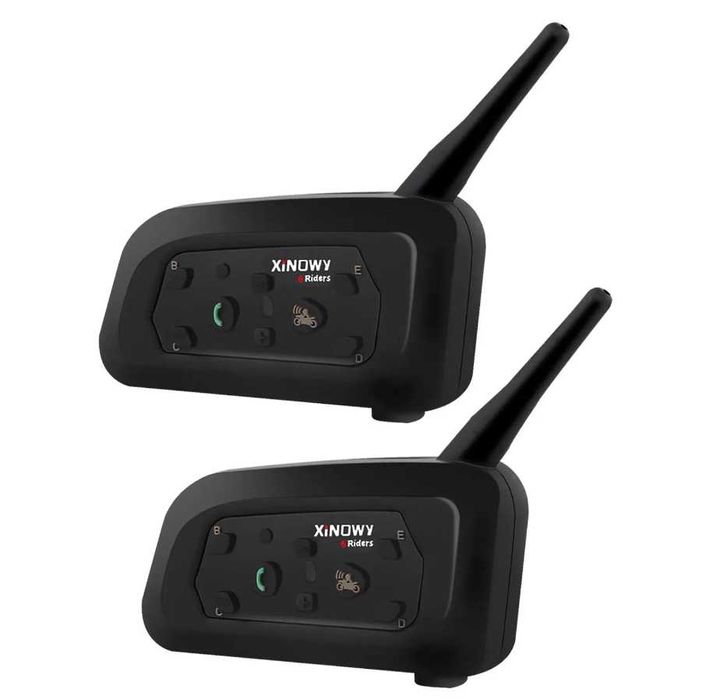 2X INTERKOM MOTOCYKLOWY Ejeas Xinowy V6 PRO Zestaw na dwa kaski Nowy