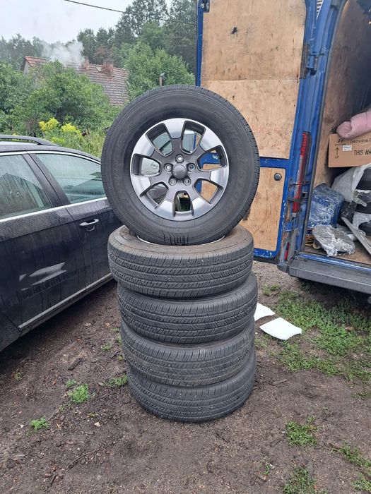 Felgi Koła Letnie Jeep Gladiator Wrangler JL 18x7.5J 44.45MM 5x127 6BZ43TRMAA 7.5Jx18 ET 44.45 Bridgestone Dueler H/T 685 255/70R18 M+S 113T DOT 2418 2018 Rok 5 Sztuk