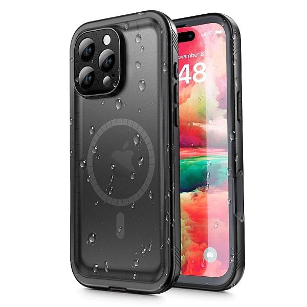 Etui Tech-Protect ShellBox MagSafe IP68 na iPhone 16 Pro Max - czarne