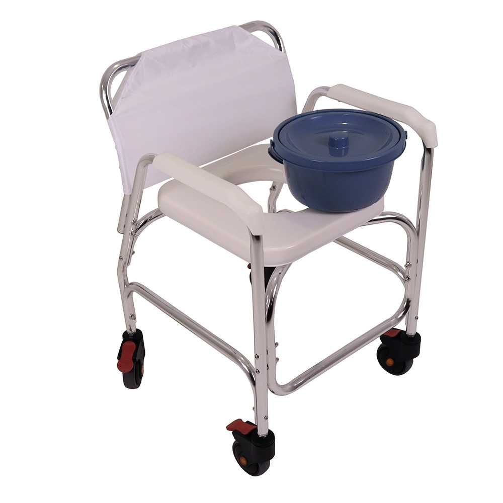 Cadeira de Banho e Sanitária com Rodas UN4020