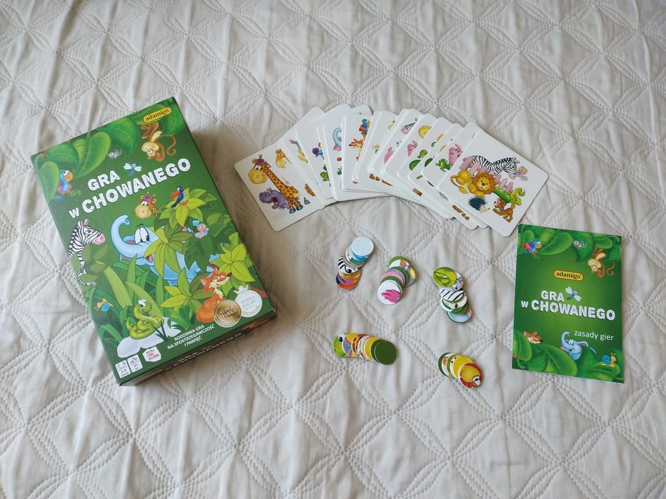 Gra w chowanego, rodzinna gra na spostrzegawczość 3+