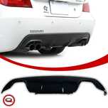 BMW E60 E61 Dyfuzor Dokładka Tylnego Zderzaka M-Pak 00--00 Czarny Poły