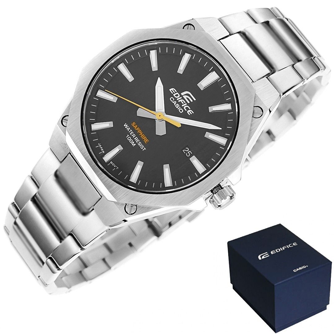 zegarek męski casio edifice efr-s108d-1avuef 10 bar + box