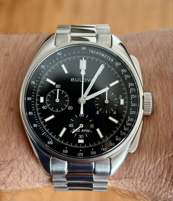 Bulova Lunar Pilot 43,5 mm – Versão nova, sem riscos, completa