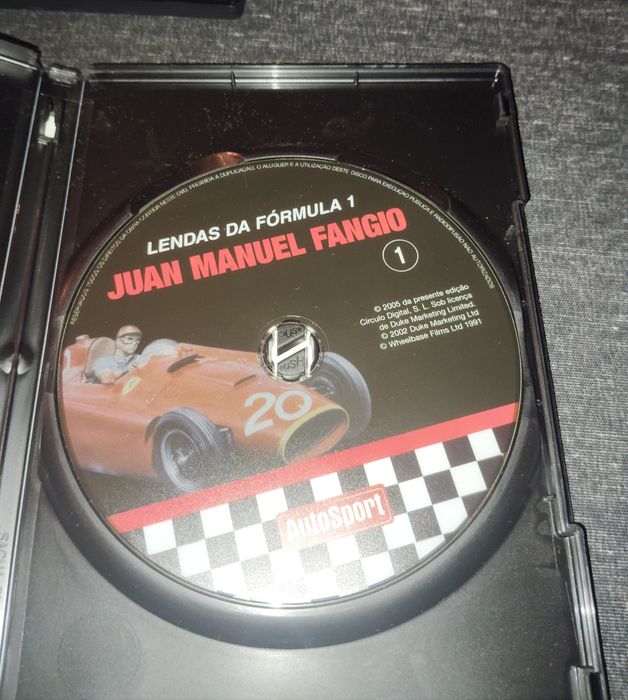 DVDs Coleção Lendas da Fórmula 1 Usados