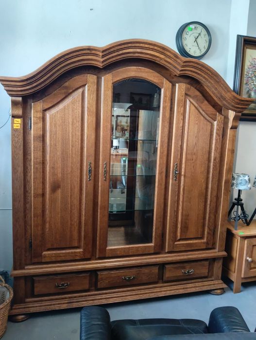 Szafa / witryna dębowa