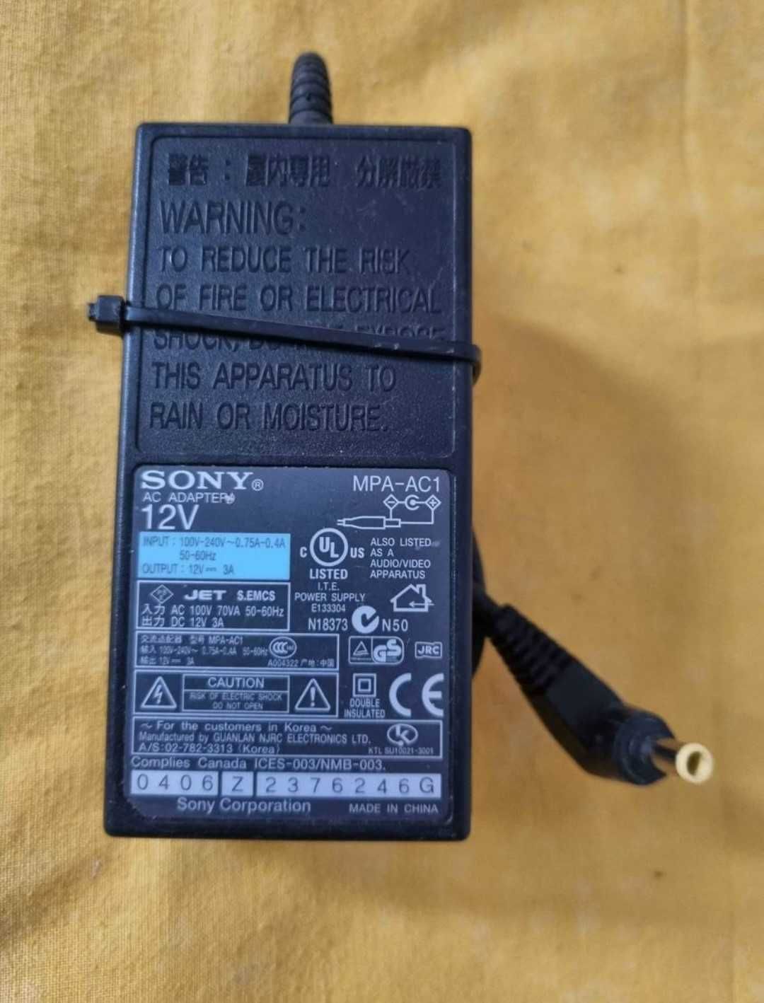 Carregador Sony 12V 3A ver fotos