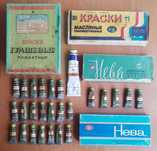 краски масляные мосбытхим акварельные период ссср