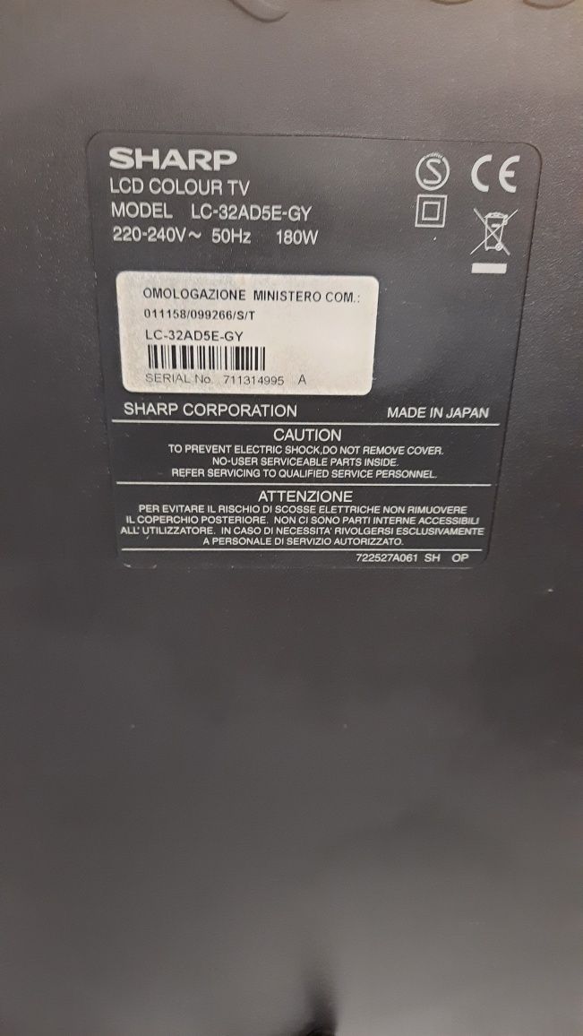 Tv Sharp AQUOS 32 cale