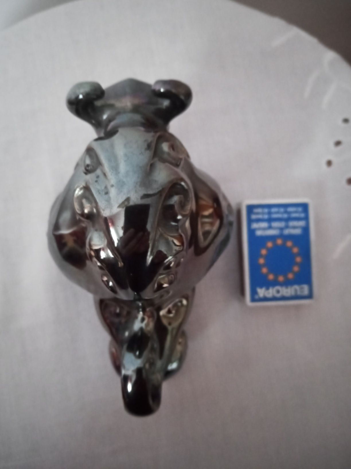 Ceramiczna figurka. Żubr. FFZ Mińsk. Białoruś. ZSRR.