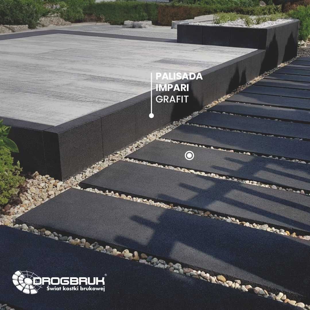 Palisada betonowa IMPARI DROGBRUK 8x30x39 cm ozdobna na donice, taras