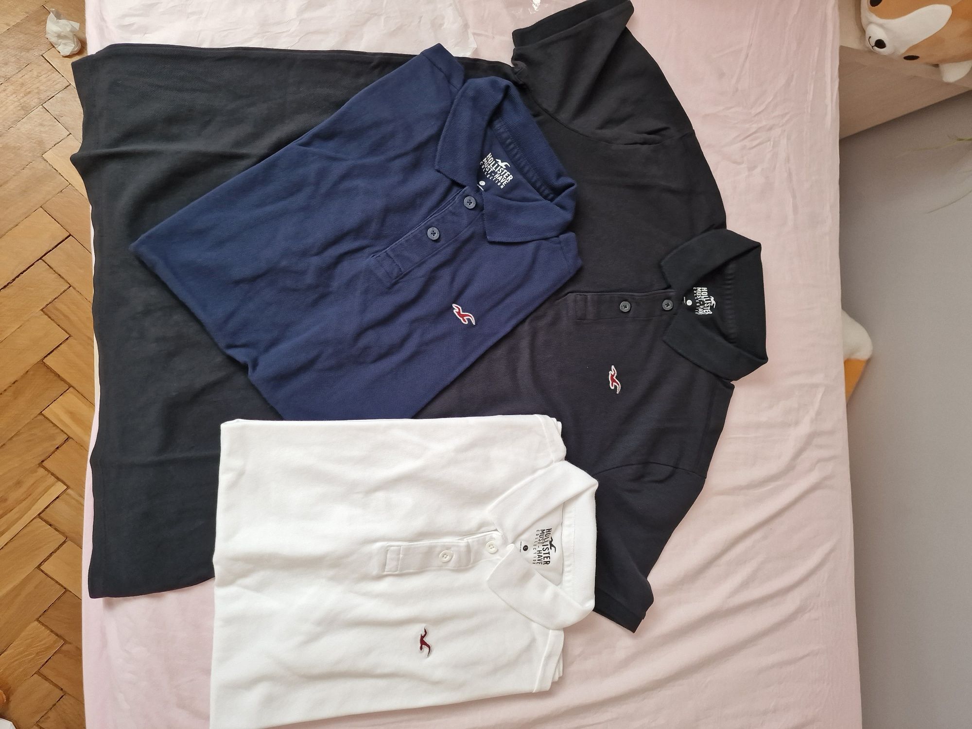 Zestaw 3 koszulek polo Hollister  Okazja r XL