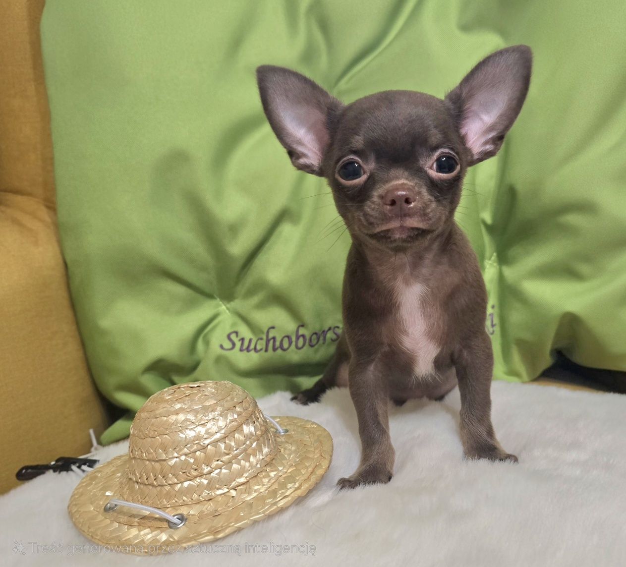 *Juz do odbioru *Chihuahua samiec  czekoladowy