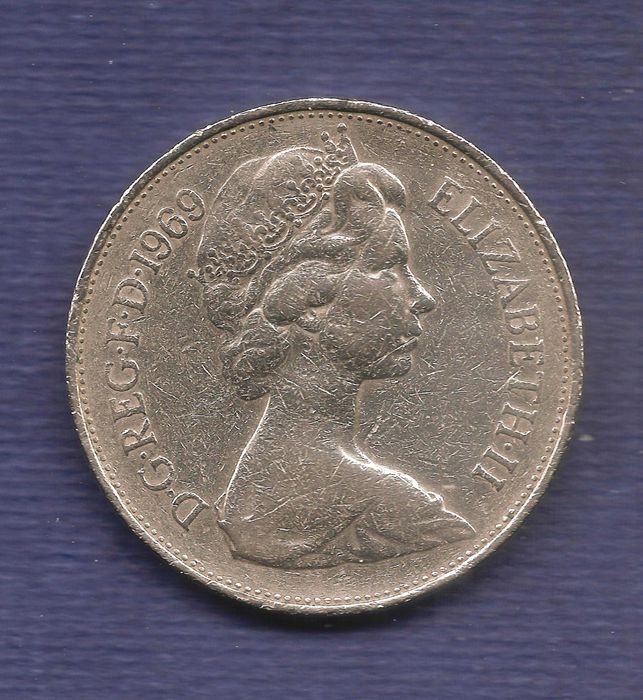 10 New Pence 1969 ( moeda rara )