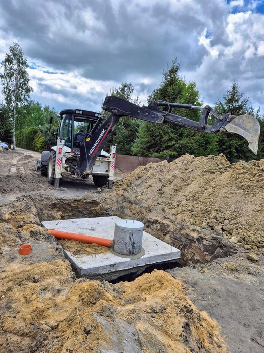 SZAMBO 10m3 zbiornik betonowy z WYKOPEM 8m3 szybkozłączka Piwnica