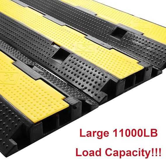 Najazd progowy2-kanałowy zestaw 3częściowy ochrona przed przejechaniem