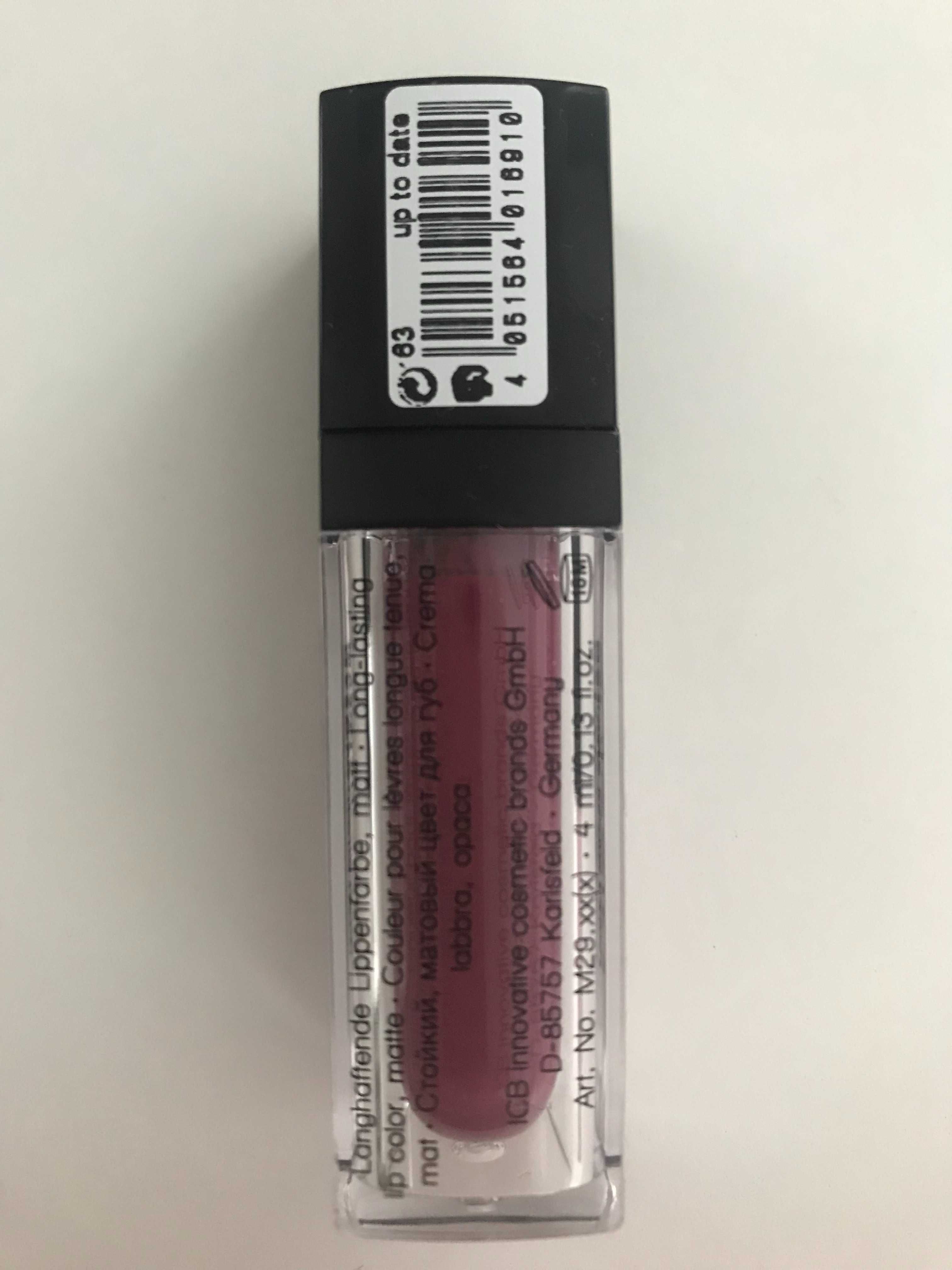 MISSLYN velvet matte, lip balm 63