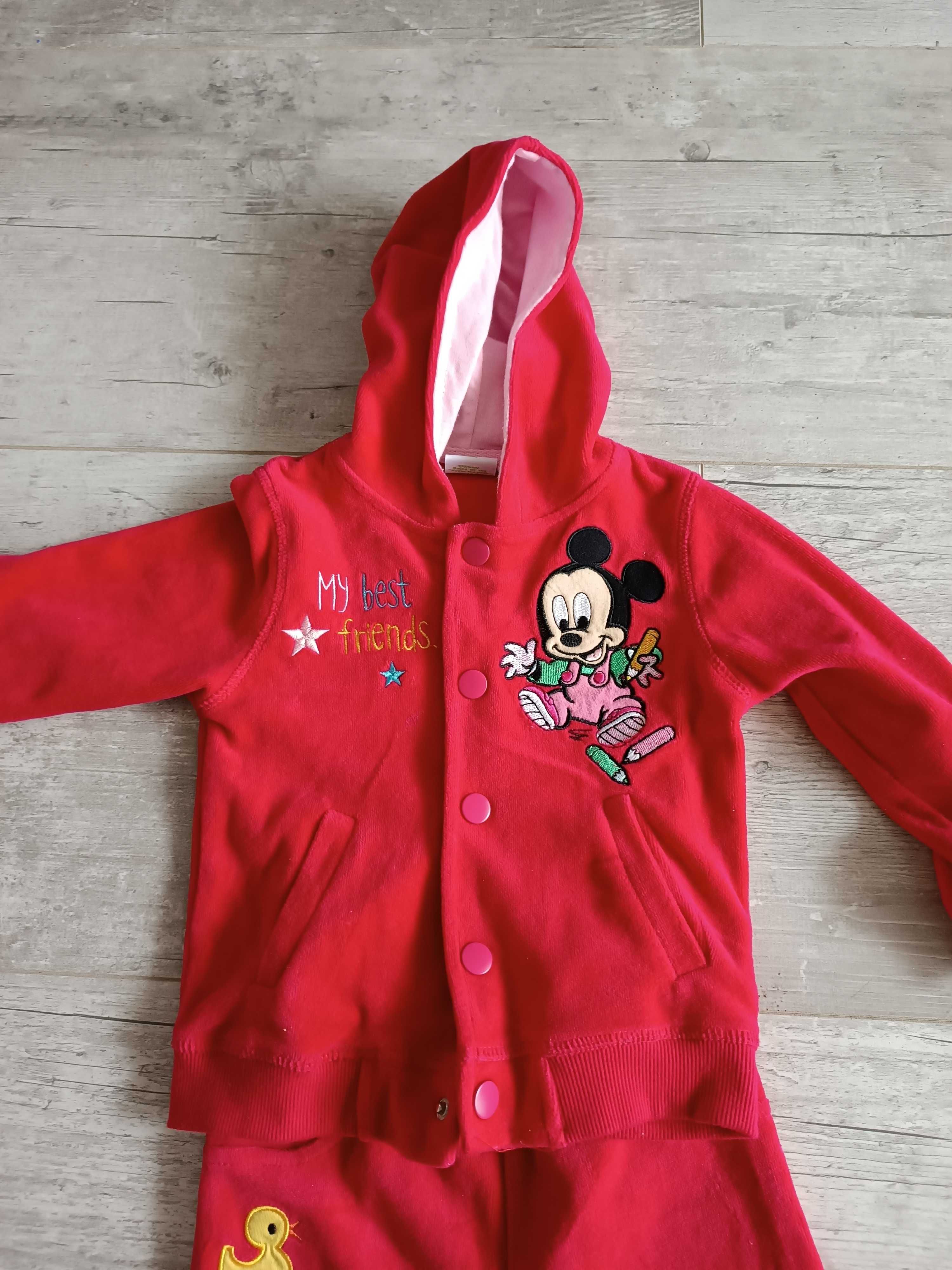 Dresik welurowy Disney