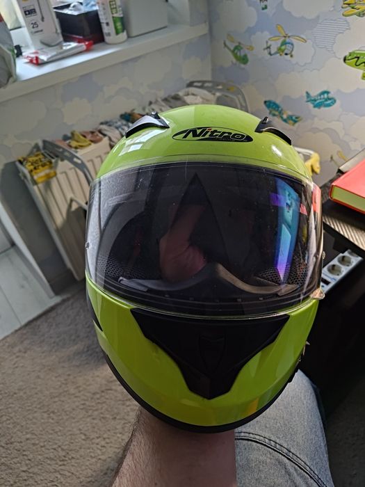Мотошолом Nitro N2300 (SA-36SV) – розмір L, флуоресцентний